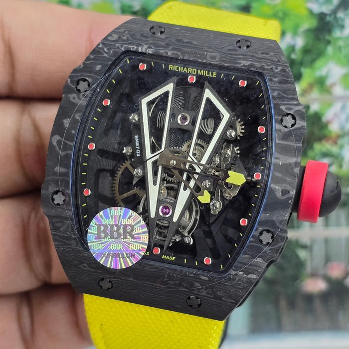 Jam tangan Automatic Swiss Tourbillon BBR RM 27-03 RAFA Carbon fullset