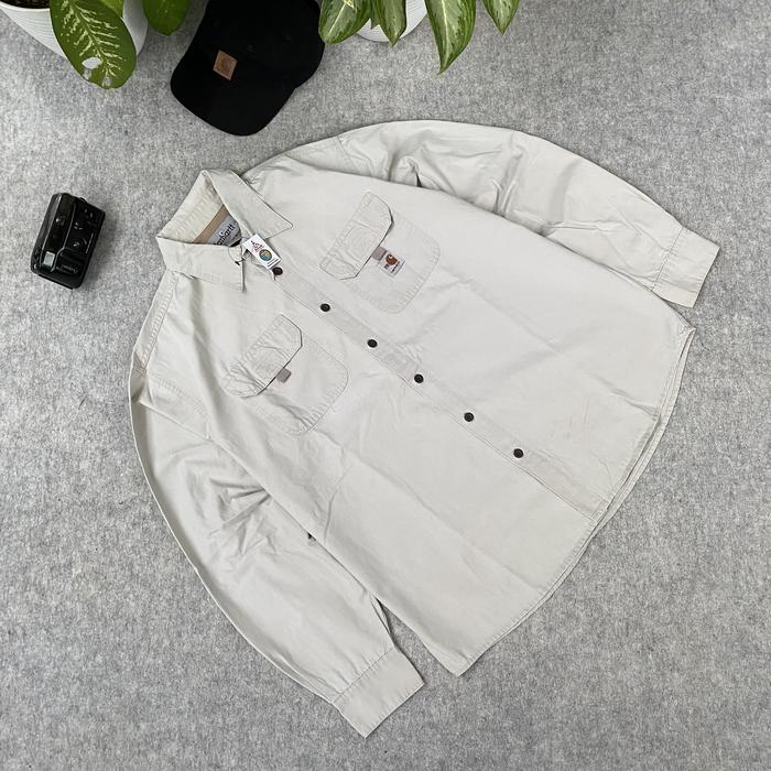 Workshirt  carhatt double pocket super cakep banget rare item