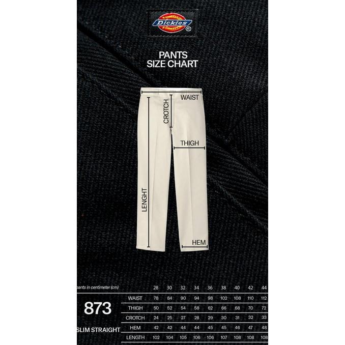 DICKIES-WP873 Slim Straight Fit Work Pant-KH
