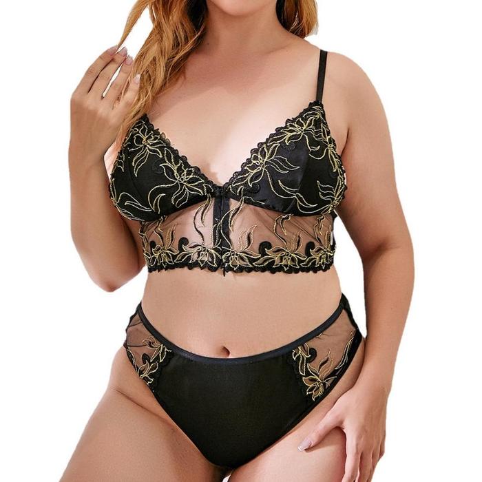 BD5828 lingerie bra set big size wanita / bra jumbo sexy set