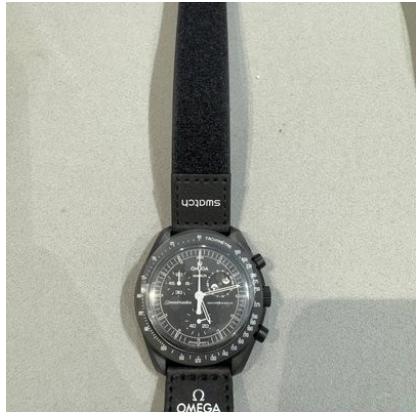 SwatchOmega Snoopy Black Jam Tangan