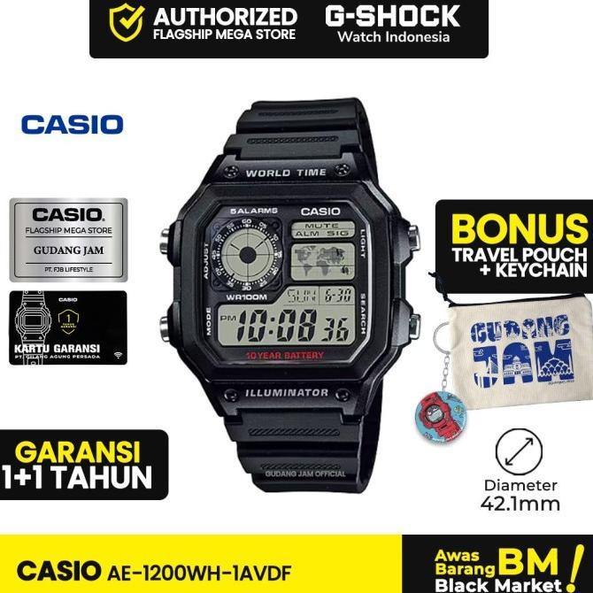 Casio General AE-1200WH-1AVDF AE-1200WH AE-1200 AE1200WH AE 1200WH