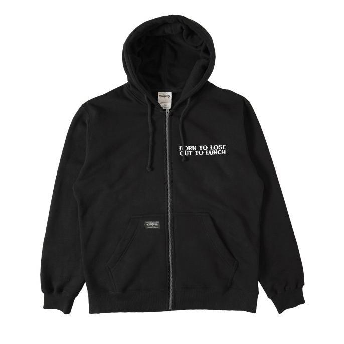 LAWLESS JAKARTA - ROADSKULL 2024 ZIP-UP HOODIE - BLACK