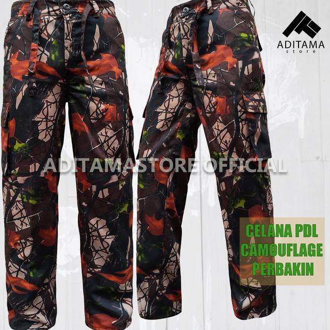 Celana Baju Kaos Hoodie Celana Cargo Panjang Pria Loreng Camo Perbakin Berburu Hunting Terbaru 100% 