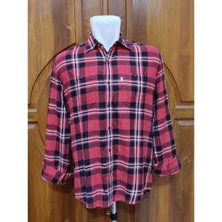 Kemeja Flanel Branded Original Second Size M