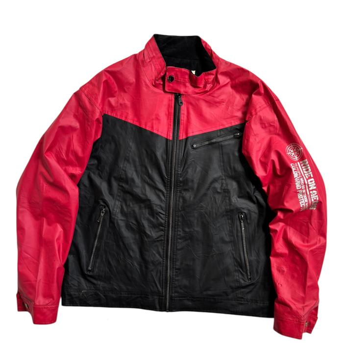 RIDE ON Aegis Leather Jacket Kulit Faux - M