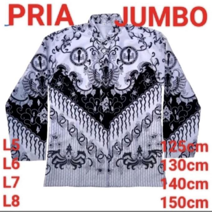 Terbaru Baju Pgri Pria Jumbo Resmi Kantor Guru Furing