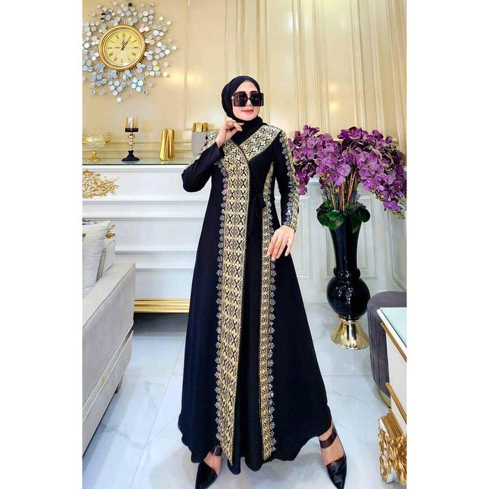 Gamis Arabian bordir wanita Viral//Gamis Arabian Dewasa Bordir Mewah//Gamis Arabian Remaja Terkini//