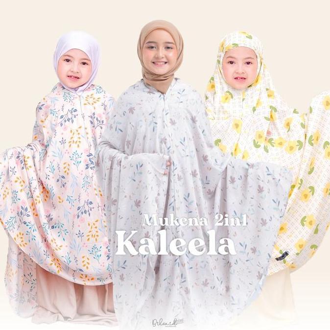 Mukena Anak Muslim Motif 2in 1 Kaleela Series By Bilza.id untuk Umur 4 sd 13 Tahun Mukena Sholat Muk