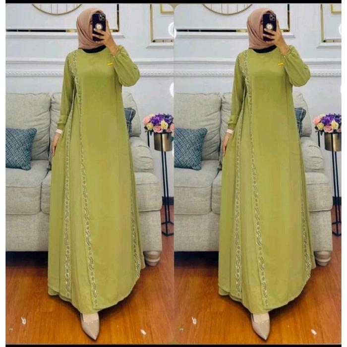 gamis ceruty dewasa terbaru by:Yulia hd