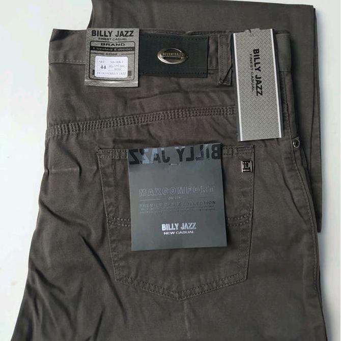 Celana celana pria jumbo kain kanvas minyak original billy jazz Panjang New 100% original