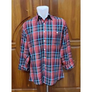 Kemeja Flanel Branded Original Second Size XL