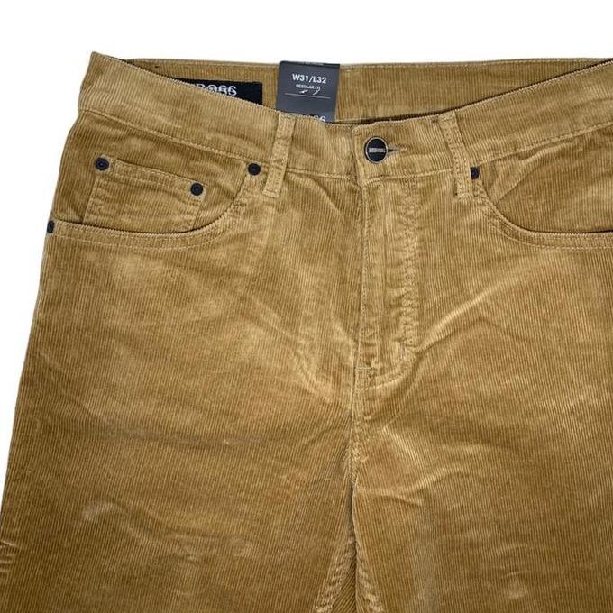 Celana Celana Pria Corduroy Stretch ZG BOSS Khaki - RegularFit #Celanapriacodoray #celanaboss Terbai