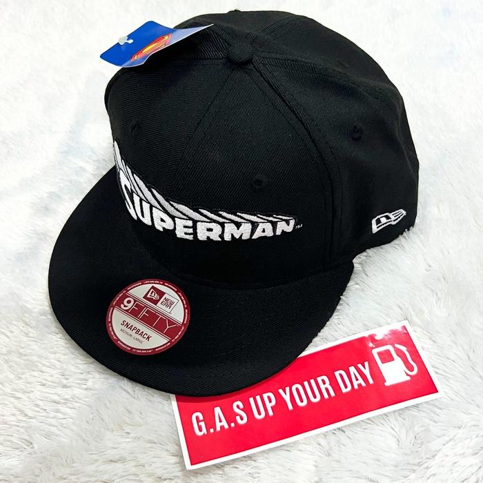 NEW ERA CAP 9FIFTY SNAPBACK• SUPERMAN BLACK