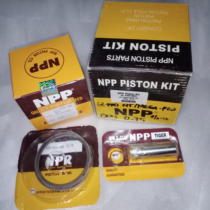Piston + Ring kit NPP Honda Glpro neotech / Megapro 1600 OS 025 / 075