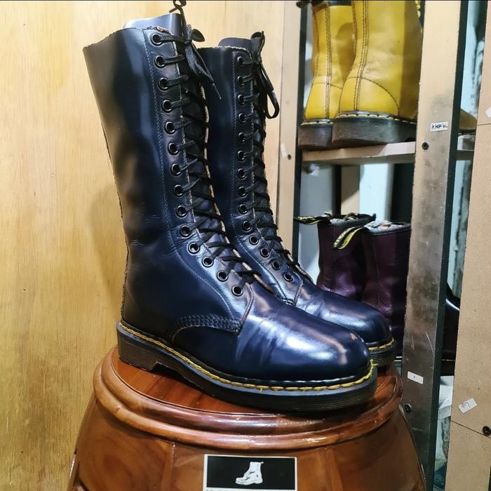dr martens vintage 70s 1914 navysmooth size 37 england