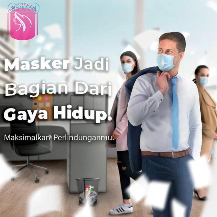 BALMED KF94 Headloop BFE 99.77% Masker Medis Hijab Original KF 94 Balmed isi 20 Pcs Berkualitas