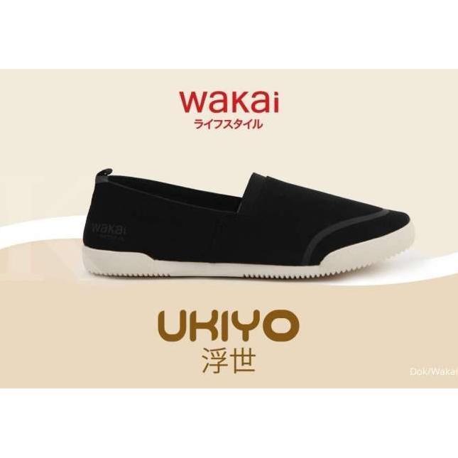 Sepatu Wakai Ukiyo Original - Black - 38
