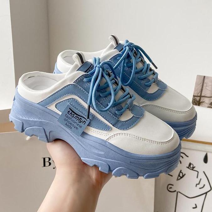Zealo 209 Sepatu Wanita Sneakers Premium Quality Casual Karet Pink Putih Shoes Sport Cewek