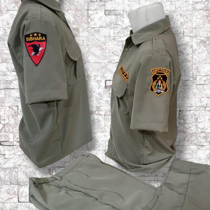 baju pdh kbppp baju + celana / baju stelan pdh kbppp exclusive