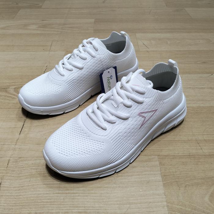 Sepatu Olahraga Wanita Bata Power Bahan Rajut Sneakers Wanita Terbaru
