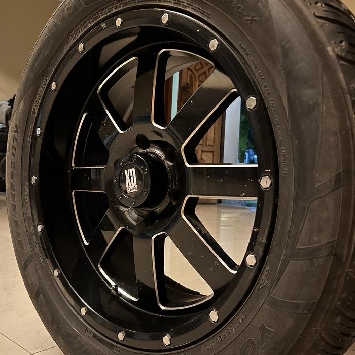 velg xd series black satin pajero fortuner