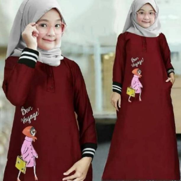 mai BAJU SETELAN ANAK PEREMPUAN SET 3IN1 FISH KID BAHAN BABYTERRY + INNER COMBED USIA UMUR 6 7 8 TAH