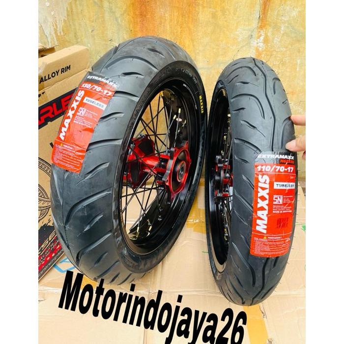 Whellset Velg Ban Supermoto SCARLET CRF 150L wheelset supermoto CRF 150L