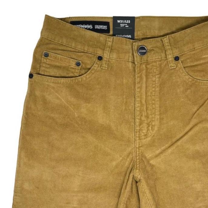Celana Celana Pria Corduroy Stretch ZG BOSS Brown Caramel - RegularFit #Celanapriacodoray #celanabos
