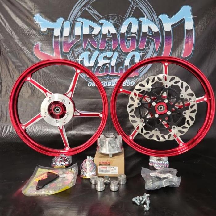 wheelset velg VND ak55 pnp crf cbr tiger klx dtracker ninja supra 125 dd gtr sonic satria fu model e