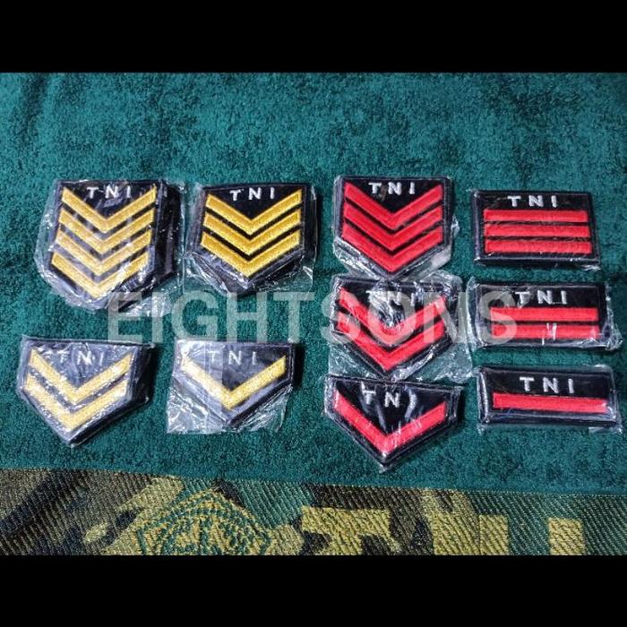 Termurah Pangkat PDU Upacara TNI AD Tentara Prada Pratu Praka Kopda Koptu Kopka Serda Sertu Serka Se