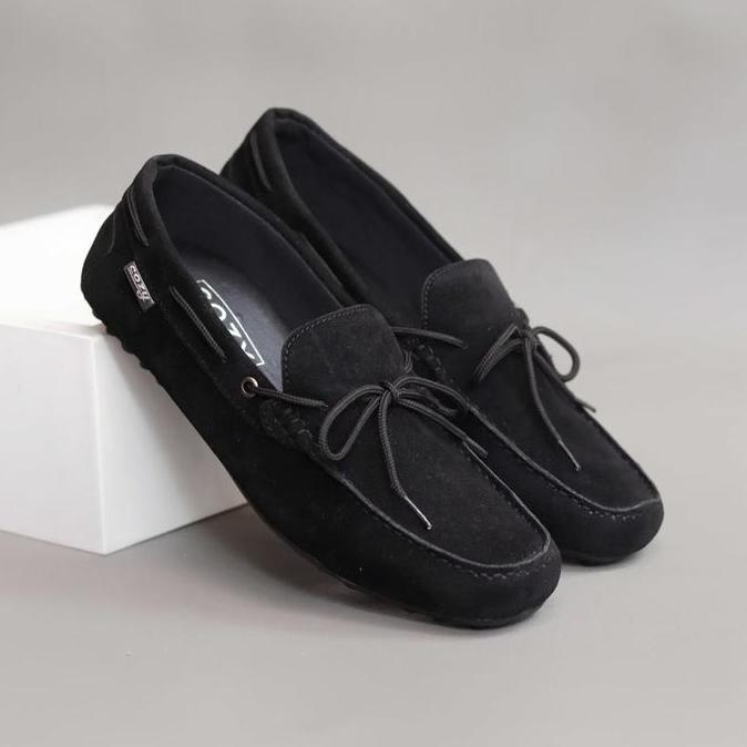 Renes - Sepatu Casual Formal Pantofel Pria Kerja Kantor Loafers Pansus Fashion Pria - Sepatu Slip On