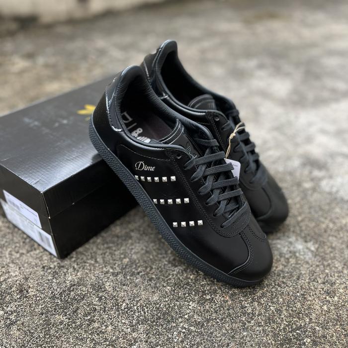 Adidas Dime Gazelle ADV Core Black Silver Metal Original
