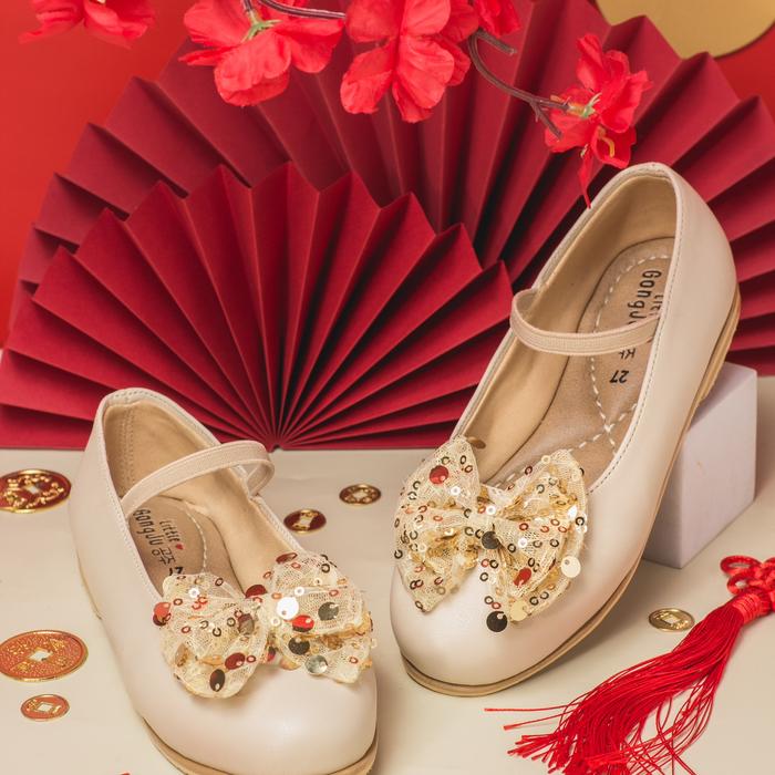 BYEOL FLATS - sepatu pesta anak/ party shoes anak/ korean party shoes / flatshoes anak perempuan