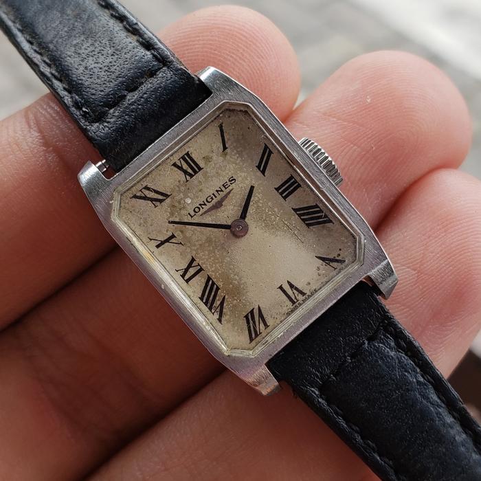 Longines Ladies Roman Manual Wind Jam Tangan Wanita Analog