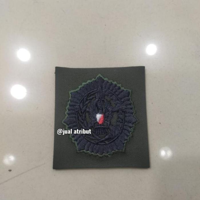 Termurah Bordir Tanda Jabatan PDL TNI AD AL AU Badge Satuan pdh/pdl Dll Atribut PDL Bordir perkeras 