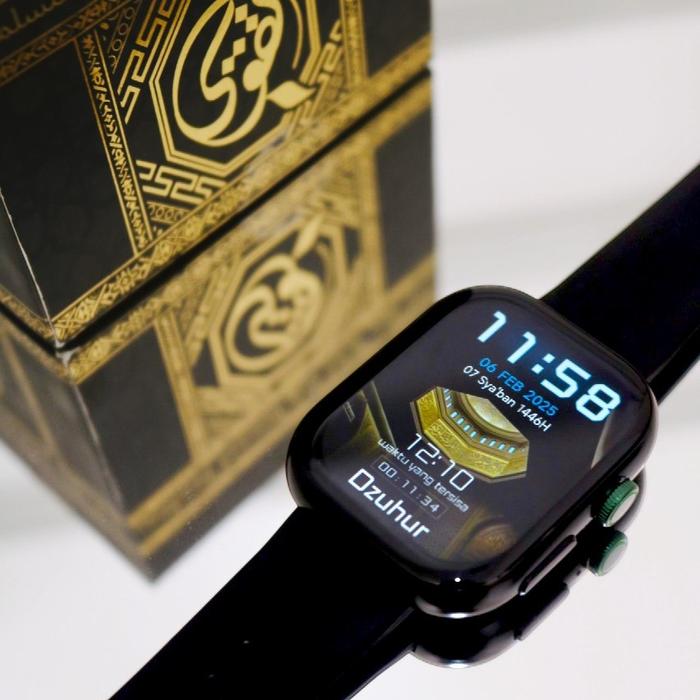 Jam Taqwa Smart watch Spesial Haji dan Umroh Al qolam
