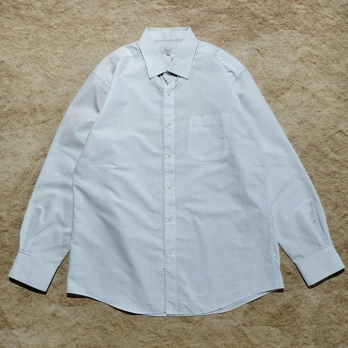 kemeja panjang pria bahan adem VACCI kemeja murah bagus size L