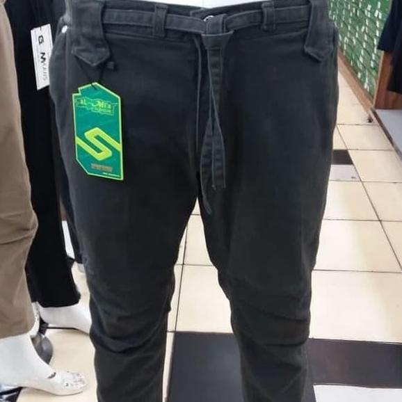 laris new celana sirwal al mia 100. original - hitam. xl diskon