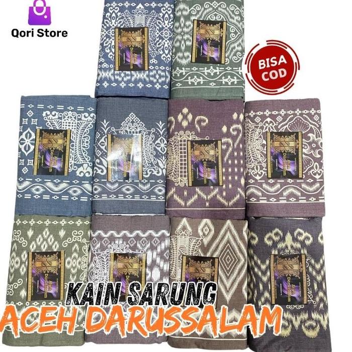Kain Sarung Atjeh Darussalam / Kain Sarung Aceh / Kain Sarung Motif Aceh
