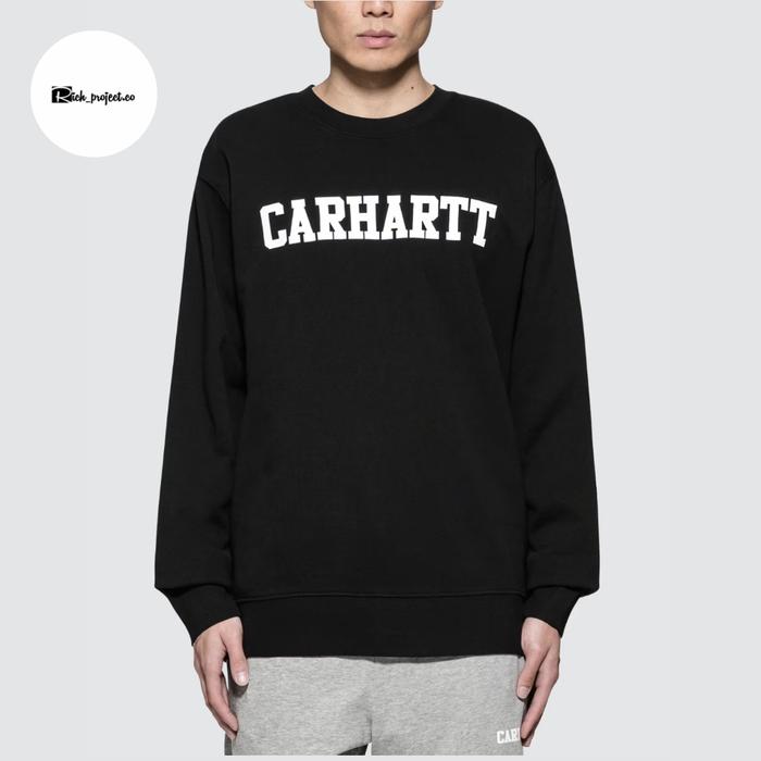 CARHARTT WIP College Sweatshirt Black