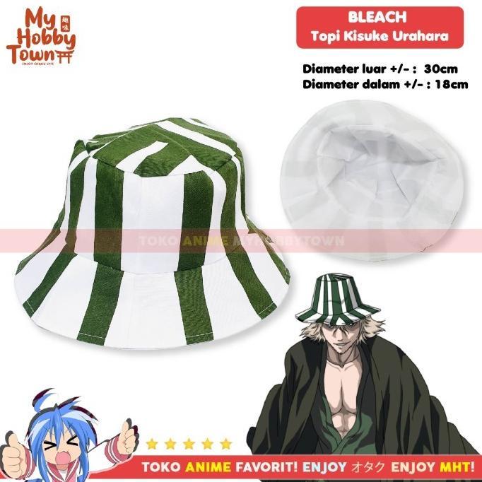 baru !!! Topi Anime Bleach Urahara Kisuke Cosplay Hat murah