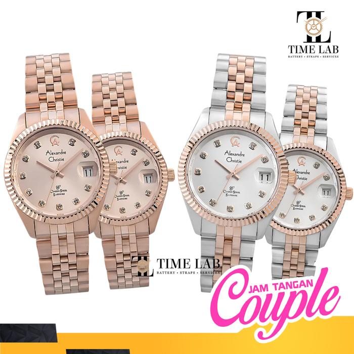 JAM TANGAN COUPLE ALEXANDRE CHRISTIE AC5013 / AC 5013 ORIGINAL GARANSI RESMI