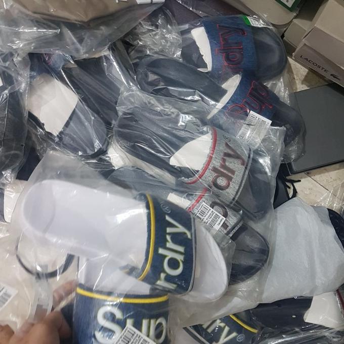 TERBAIK SANDAL SLIP ON SUPERDRY ORIGINAL BY LNSTAGRAM LQTOKK BUKAN ZARA NIKE