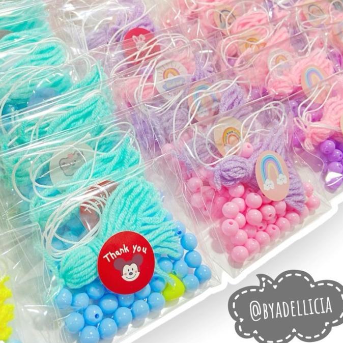 TERLARIS paket diy tasbih anak | hand craft | souvenir diy | mainan edukasi | craft | tasbih anak | 