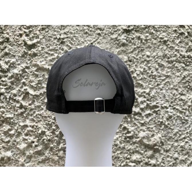 baru !!! Topi New Era 9Forty K-Frame New York Yankees Silver Outline Black Cap murah