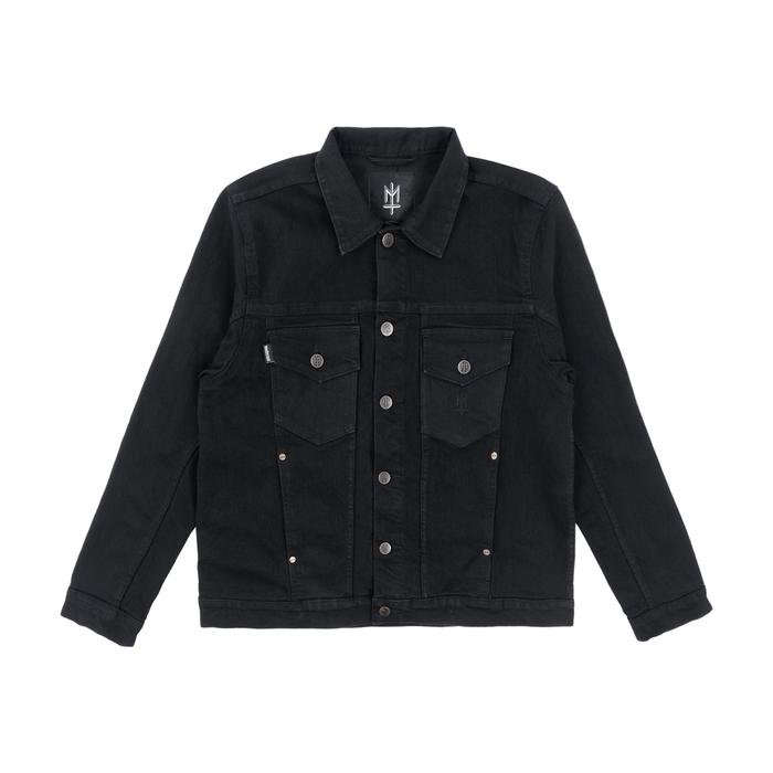 TRUCKER JACKETS MATERNAL DISASTER SANKRO BLACK
