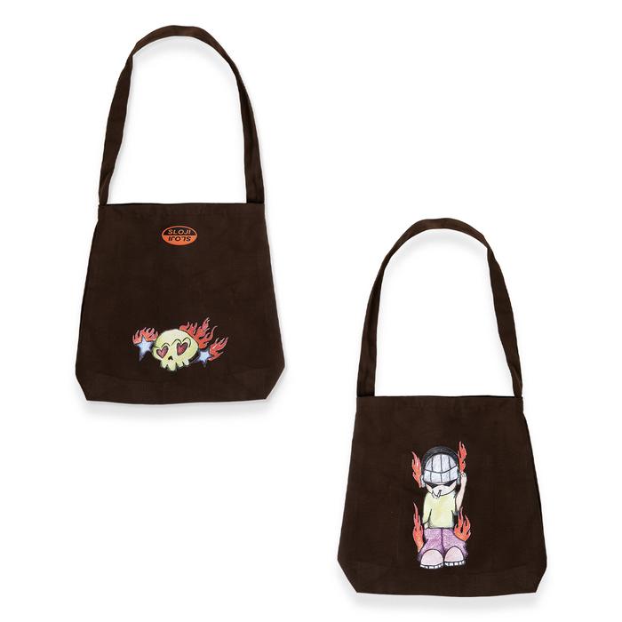 Ivania Nabila x Sloji : Brown Daredevil Totebag
