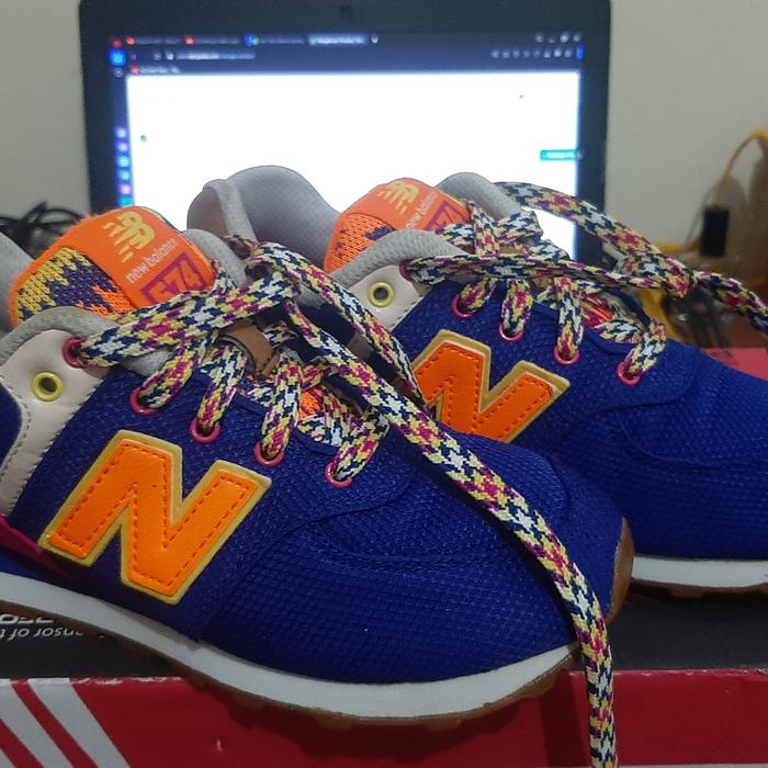 SEPATU RUNNING ANAK / SEPATU PUSHBIKE  NB 574 INSOLE 19 PRELOVED