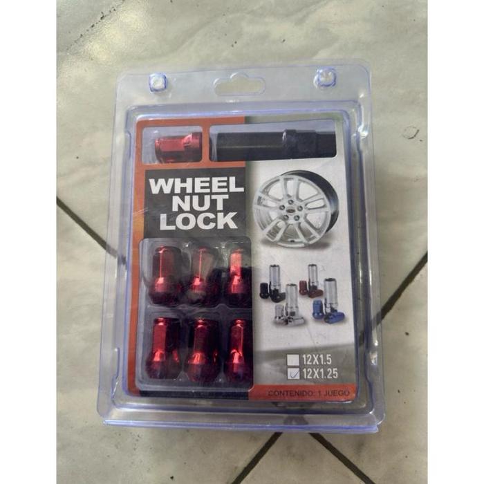 lugnut / baut roda warna ukuran 12 x 1,5